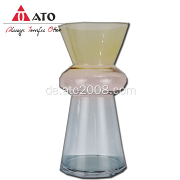 Kristallblumentopf moderne Trichterstil Glassvase